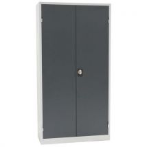 Armoire De Service Gris Prof : 45 Cm Ral 7036/7015, - Manutan