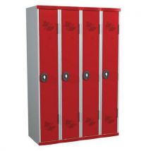 Vest Mono Socle Ip 4col L1200x H1800xp500 Pcad Enas Gris/rou,