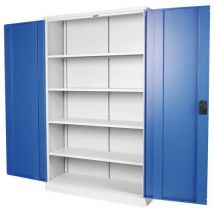 Armoire Démontable 4 Tablettes (hxlxp) 1950x1200x421mm,