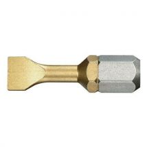 10 Stücke Es.124,5t Bit 1/4 Schlitzschraube 4,5 Tin L 25 Mm,