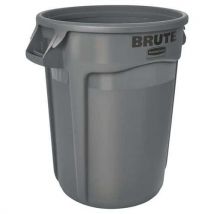 Rubbermaid - Conteneur Rond Brute - Gris - 38 À 208 L