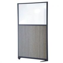Ligne M - Moderne Trennwand - Halbverglaste Wand - Höhe 150 Cm
