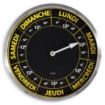 Horloge Contraste Hebdo Ø30 - Orium,