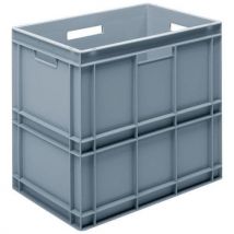 UTZ - Bac Gerbable Norme Europe Gris Rako - 45 À 100 L