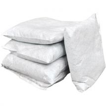 10 Pièces Coussins Pour Hydrocarbures 43x43cm Blanc,