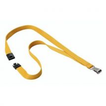 10 Pièces Lacet Textile Avec Mousqueton Longueur 44cm Ocre,