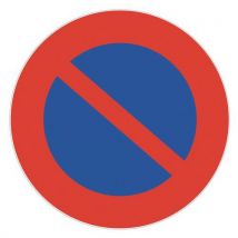 Novap - Panneau Rétroréfléchissant Classe 1 Stationner Rigide,