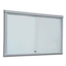 Vanerum - Innenvitrine Mit Schiebetüren Leader - Aluminiumrückwand - Tür Aus Sicherheitsglas