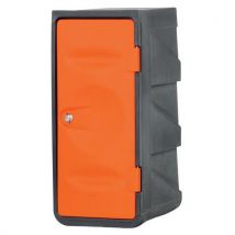 Kunststoff-halbkabine Leer Grau/orange,