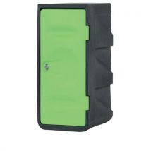Demi Vestiaire Plastique Vide Gris/vert,