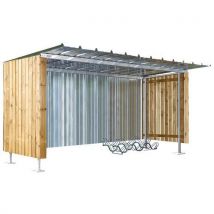 Abri Cycles - Module Simple L Ht: 4 P Ht: 2,13,