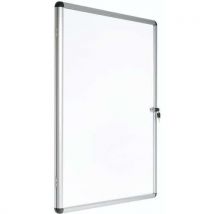 Vitrine Intérieur 1 Porte Manutan 720x674mm Blanc,