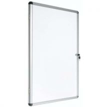 Innenvitrine Manutan Mit 1 Tür 500 X 674 Cm Weiß,