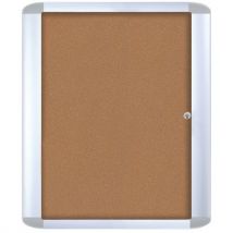 Bi-Office - Innenvitrine Mastervision - Rückwand Aus Kork - Tür Aus Sicherheitsglas