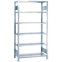 Schulte Lagertechnik - Rayonnage Aristo-clip - Profondeur 600 Mm - Double Accès - Schulte