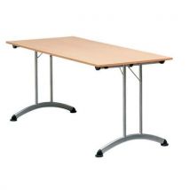 Table 160x70 Pieds Pliants Hetre Pied Alu,