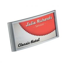 10 Pièces Badge Classic Avec Aimant 30x65mm,