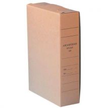 Boîte Archives En Carton H Ht:32 Cm L Ht:23 Cm, - Manutan