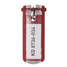 6 Stücke Porte-cles Rouge Key Clip Gesamtbr: 2,4,