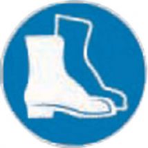 Brady - Panneau D'obligation - Port De Chaussures De Sécurité Obligatoire - Rigide