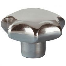 Bouton Étoile Insert Taraudé Dia Ht:50 Mm Dia:m10, - Manutan