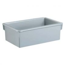 Bac De Transport Gris Argent L Ht:410 Mm L Ht:250 Mm,