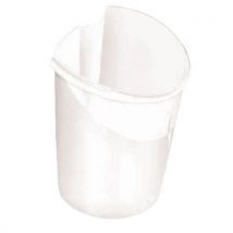 Corbeille A Papier 15 L Blanc,