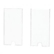 48 Stücke Transparenter Etikettenhalter Breite: 3,5 Länge: 7,5,