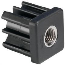 Cable Equipements - Quadratisches Rohrendstück Caldic - Länge: 40 Mm - Breite: 40 Mm,
