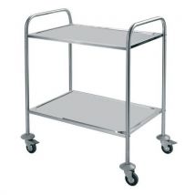 Fimm - Chariot Inox - 2 Plateaux - Force 60 Kg
