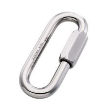 5 Pièces Maillon Rapide Inox Diam 6 Mm Gd Ouvert14.5mm Charge 580 Kg,