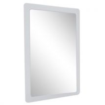 Miroir Incassable Avec Cadre Pvc - 75 X 53 Cm - Manutan, - Manutan