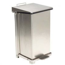 Industrie-abfallbeh. M. Pedal Manutan - 45 L - Edelstahl 304,