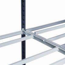 2 Stücke Set Mit 2 Rohrfachböden Combi-fix 1500x1000 Mm, - Manorga