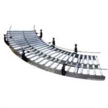 Courbe De Convoyeur Inox À Rlx Pvc - Largeur 500 Mm,