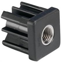 Cable Equipements - Quadratisches Rohrendstück Caldic - Länge: 50 Mm - Breite: 50 Mm,