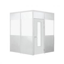 Porte Double Battante 1/2vitre Ht2.5m Larg2m M Ontants Blanc, - Manutan