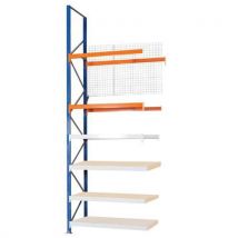 Anbau-set + Fallschutzgitter Hybrid 4500 X 2225 X 750; Ebenen 4+2,