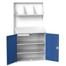 Bott - Arbeitsplatz, B:1050 Xt:550 Xh:2000 Mm, Geschlossene Wand,