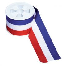 Ruban Tricolore En 10 Metres Largueur 52mm,