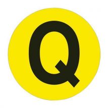 Fußbodenmarkierungskreise Aufdruck: Q Modell: Buchsta,