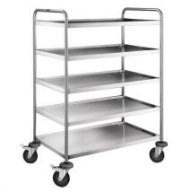 Blanco - Chariot Inox - 5 Plateaux - Force 120 Kg