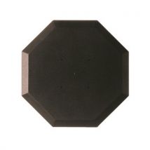 Socle Octogonal Noir/lampes Halogenes 50 Et 75w,