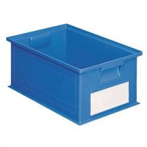 Caisse Plastique *cp28* Bleu 450x300x200 Mm,