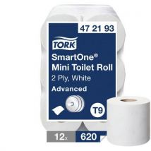 12 Stücke Toilettenpapier Tork, Rolle, Einzelblattausgabe, Smartone,