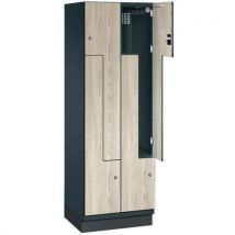 Vestiaire 4portes L Bois 300 L600h1850p525,