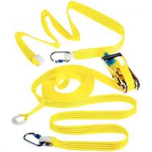 Delta Plus - Ligne De Vie Temporaire Sangle 2 A 20 M Jaune,