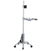 Mobiler Computer-arbeitsplatz, Einstellbar., - Manutan