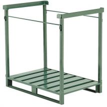 2 Pièces Rehausse-palette Acier Laqué 1200x800mm,
