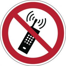 Brady - Verbotsschild, Rund - Aktivierung Von Mobiltelefonen Untersagt - Steif